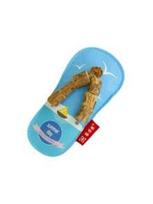 PETSIN 1 Piece Wood Catnip Toy, Cat Doll, Beach Slipper, Small Animal Shape Toy, Oral Cleaning, Tooth Grinding And Tooth Cleaning Toy, Kitten Wood Catip Tooth Grinding Stick, Cat Toy, Pet Toy