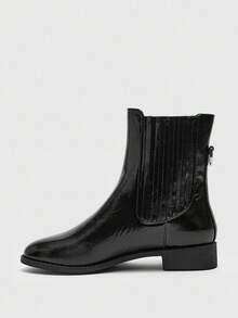 CUCCOO BIZCHIC 女士时尚休闲百搭踝靴，适合日常穿着 - 黑色 - 查看 9