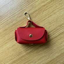 Zazumi PETSIN 便携式皮革狗粪便袋分配器/宠物垃圾袋架，多色可选，跨境适用 - 彩色 - 查看 24