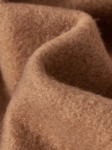 Cozy Pixies 2 件套男婴纯色连帽衫和抽绳裤套装 - 棕色 - 查看 6