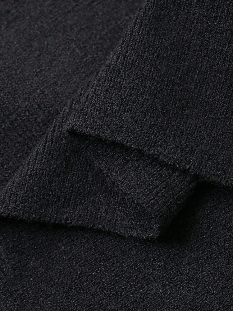 Women's Autumn Tie Shoulder Casual Sweater