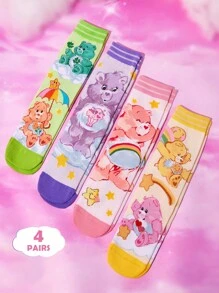 SHEIN X Care Bears 女士中筒袜 - 彩色 - 查看 2