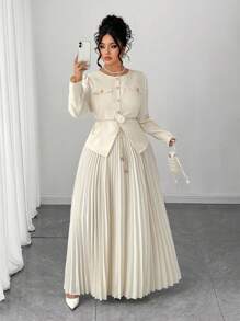 Elenzga 永不过时的万圣节大码套装，哥特式预科，周三风格（周三美学），亚当斯风格（不是家庭）