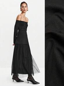 Lumivelle Vestidos largos de mujer para Halloween - Negro - Ver 10