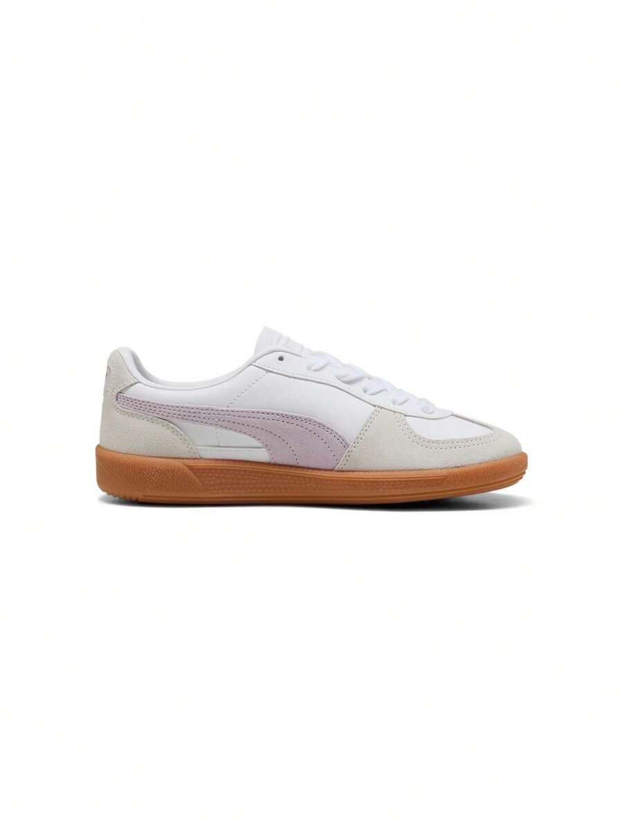 Puma Palermo Unisex Sneakers White-Pale Plum-Gum 396464 - White/Lilac Frost - View 1