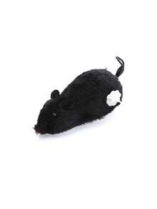 PETSIN 1 件毛绒弹簧老鼠，逗猫链老鼠玩具，跑老鼠，自娱自乐猫玩具，猫玩具，宠物玩具 - 彩色 - 查看 13