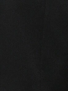 GENKIRA 女士简约剪裁V领西装外套（夏季） - 黑色 - 查看 7