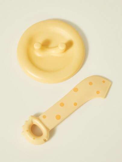 PETSIN Pet Cat Canned Food Spoon, Cat Multifunctional Can Opener, Pet Wet Food Feeding Spoon, Open Lid Cat Spoon Set, Small And Portable, Easy To Store, One-Piece Molding, Easy To Clean, Soft Material, Not Harmful To Hands, Essential Pet Supplies