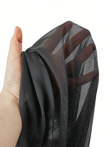 Y2Kool Gumgfx Top transparent à manches longues avec motif de squelette en maille, couleur gris foncé. Convient pour l'été, l'automne, les vacances, les fêtes et les tenues décontractées. Top en maille transparent, Top à manches longues en maille, Top transparent, top transparent. Idée de tenue assortie pour l'hiver