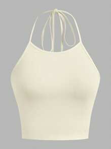 SHEIN EZwear 2 件女士休闲性感细肩带紧身吊带背心，适合夏季 - 彩色 - 查看 9