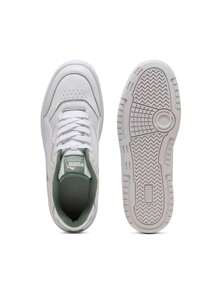 Puma Doublecourt Unisex Sneakers White/Archive Green 393284 - Beige - Visa 3