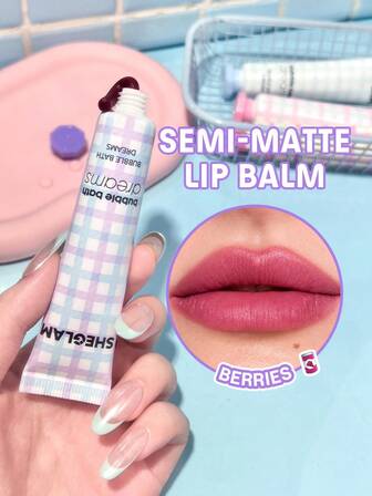 Bubble Kiss Baume à LèVres-Berries Rouge Marque Beauté Visage Maquillage CosméTique Pour Femmes Filles Parfait Pour Hiver IdéAl Pour Y2K ÉLéGant Mode Adapté Pour Anniversaire Xmas Cadeau FêTe PrêT Meilleure Couleur