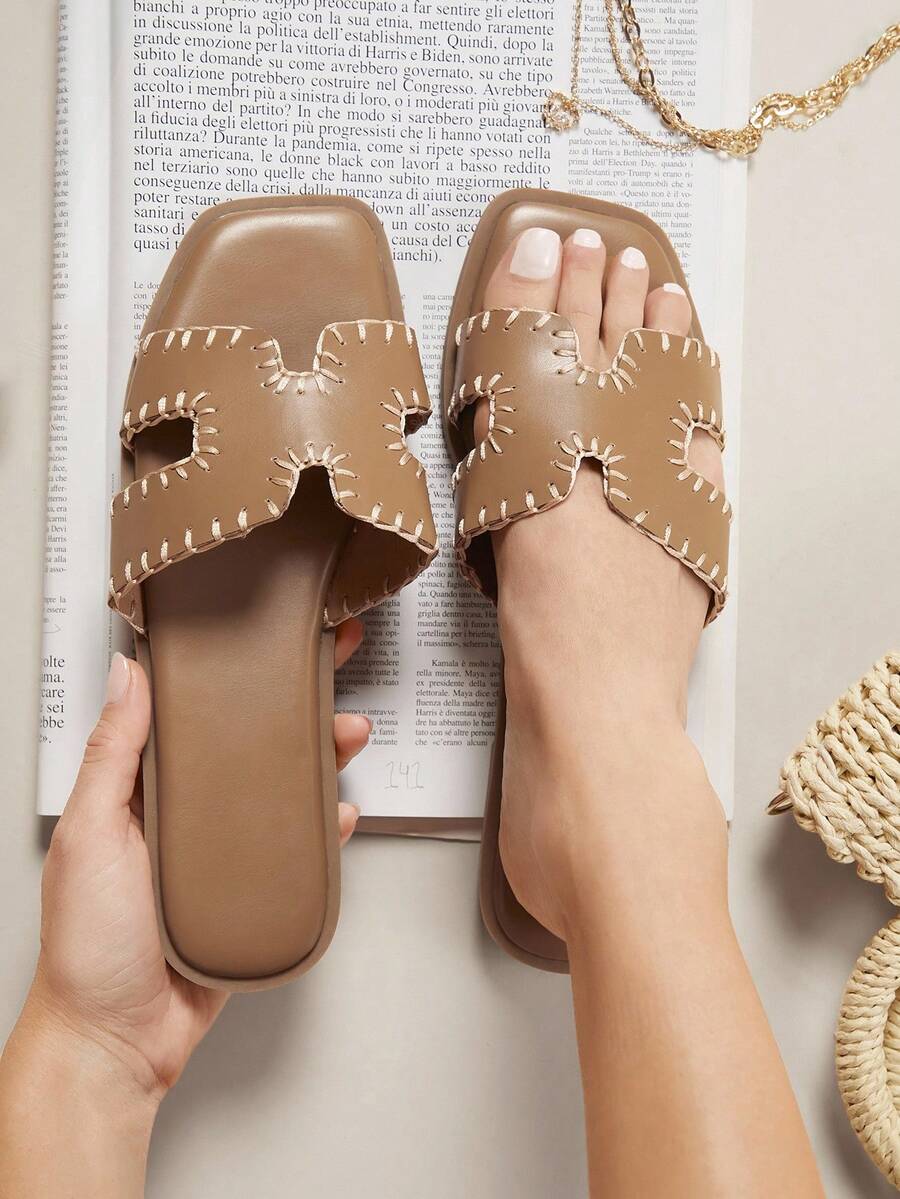 SHUZIA 女士扁平涼鞋