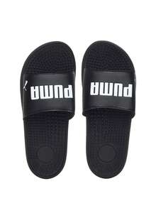 Puma Softride Slide Massage Men's Sports Sandals Black/White 383062 - Black/White - View 5