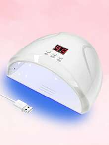 CIRIC UV LED 灯指甲烘干灯带智能传感器 UV 指甲灯用于固化所有凝胶抛光专业美甲工具 - 白色 - 查看 1