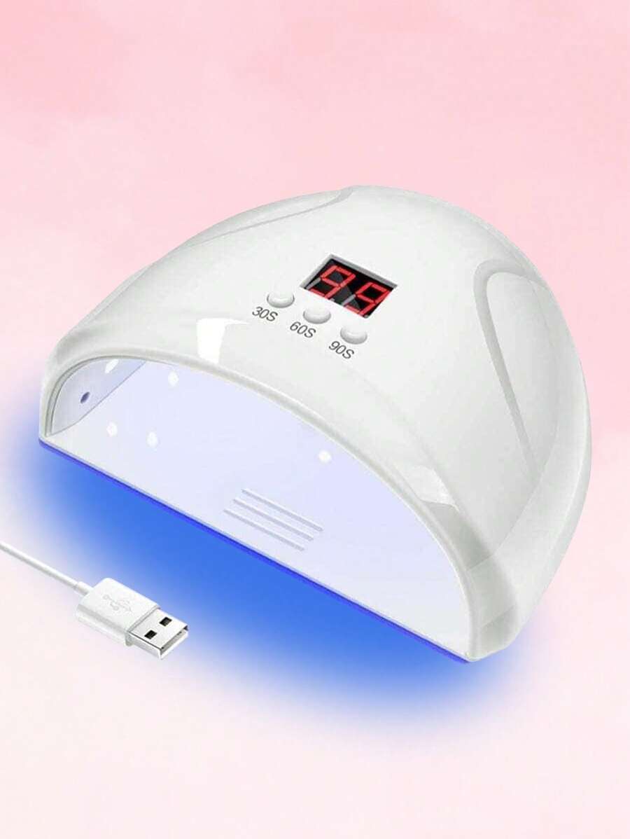 CIRIC UV LED 灯指甲烘干灯带智能传感器 UV 指甲灯用于固化所有凝胶抛光专业美甲工具 - 白色 - 查看 1