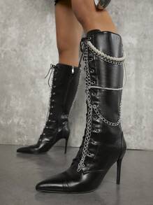 SHUZIA Ladies' Fashionable Boots - Black - View 2