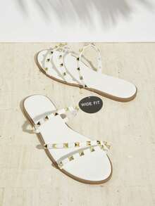 SHUZIA Sandal Lebar - Putih - View 2