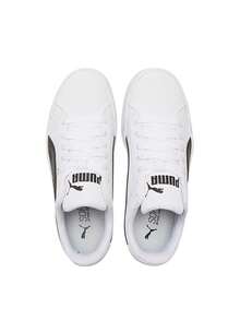 Puma Smash Vulc Unisex Casual Sneakers White Black 359622