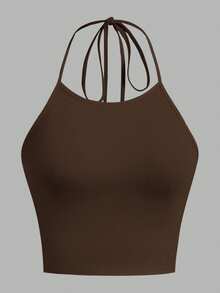 SHEIN EZwear 2 件女士休闲性感细肩带紧身吊带背心，适合夏季 - 彩色 - 查看 4