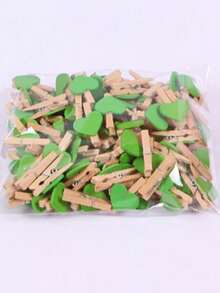 10/20/50PCS Heart-Shaped Wooden Clothespins,Wooden Clips For Photo Clips , Mini Decorative Wooden Pegs, For Crafts, Drying Clothes, Photo Folder, Wedding Party Favors, Hanging Postcards, DIY Decor, Clothes Pins, Family Wedding Valentine's Day Decoration Stationery Decoration, Useful Gadgets - Multicolor - View 22