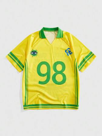 Prep Men's Numeric Print Polo Shirt