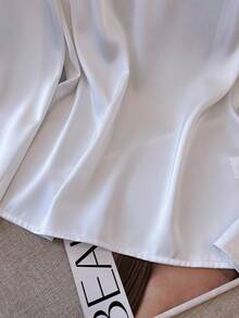 Franclia V领休闲通勤简约女式上衣