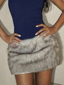 EgrlEra 女士性感蓬松低腰迷你裙 - 彩色 - 查看 1