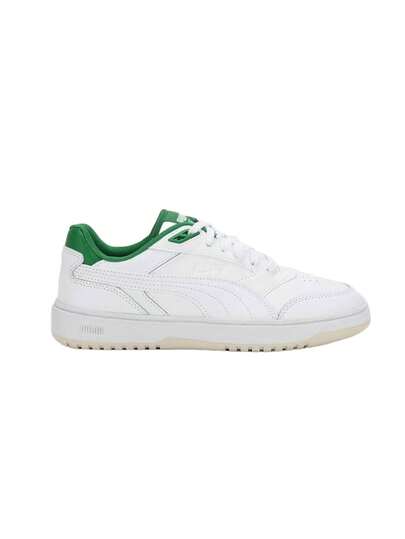 Puma Doublecourt Unisex Sneakers Green White 393284