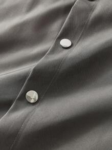 Manfinity Unisex Men's Casual Everyday English Graphic Loose Short Sleeve Polo Shirt, Couple Things