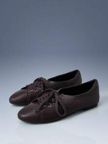 CUCCOO GRLICON Pantofi de balet cu vârf rotund și sclipici pentru femei, fără slip-on casual, versatili, potriviți pentru exterior, rochii, confortabili, potriviți pentru Crăciun, Halloween - cafea maro - Vizualizare 1