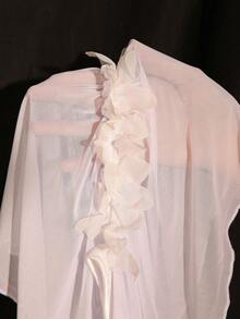 DelicateAllure 女士性感网眼美式内衣套装 - 白色 - 查看 6