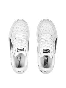 CA Pro Classic Unisex Junior Casual Sneakers White/Black 382277 - White - View 5