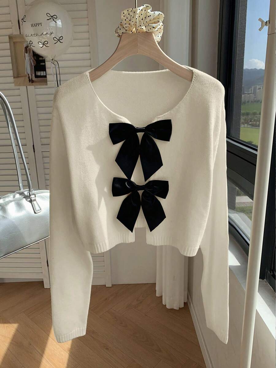 Trendyol Cárdigan De Punto Con Cuello En V Estándar Para Mujer