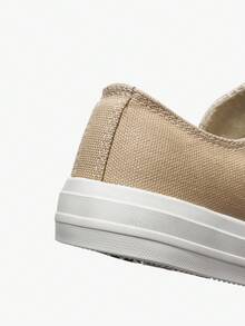 JNSQ 1 par de zapatos de lona de estilo casual y versátil para niños, ideales para primavera/verano - Caqui - Ver 7