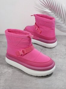 SHUZIA Women's Casual Ankle Boots For Daily Wear - Red Violet - View 2