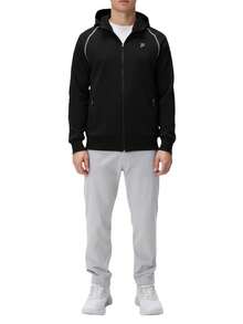 Men's Zip-Up Jacket - Black - View 3