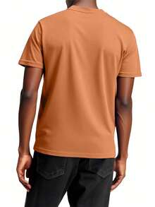 Ben Sherman Men's Chest Stripe T-Shirt - Orange - View 2