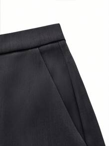 Calvornis Men's Solid Color Minimalist Daily Long Sleeve Top And Pants Suit - Dark Grey - View 9