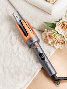 JMMO HAIR One-Touch Instant Hair Curler, Electric Automatic Curling Iron, 32mm Large Wave Curls, 4 Adjustable Temperatures, Fast Heating & 2-Way Rotation, Auto Shut-Off, Anti-Scald, Curly Hair For Hair Styling Graduation Birthday Holiday Graduation Birthday Holiday Holiday Summer Fall Autumn Women Makeup Cosmetic Wedding Party Beach Travel Camping Outdoors School Campus, Easy To Use-EU Plug