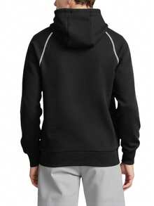 Men's Zip-Up Jacket - Black - View 2
