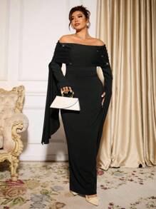 Cravure Christmas Halloween Plus Size Dresses Fall Cloth For Women - Black - View 6