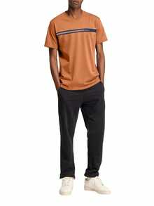 Ben Sherman Men's Chest Stripe T-Shirt - Orange - View 3