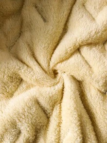 Vacaura Teens' Sherpa Lined Hooded Zip-Up Padded Coat, Fashionable Minimalist Design Suitable For Daily, Outdoor, Commuting Wear Fall Winter - Black - View 4