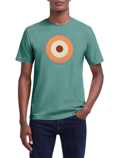 Ben Sherman Men's Signature Target T-Shirt Green