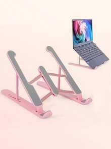 Teckwe 7-Level Adjustable Foldable Laptop Stand, Portable Laptop Cooling Pad