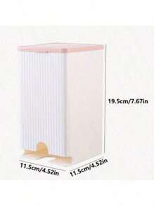 1 Sanitary Napkin Storage Box, PP Tissue Holder - Easy Wall Mounted Sanitary Napkin Storage, Space Saving Bathroom And Kitchen Storage Box, Modern Design, Suitable For Bathroom, Bedroom, Office Bathroom Decoration In Summer - Multicolor - View 8
