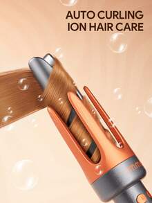 JMMO HAIR One-Touch Instant Hair Curler, Electric Automatic Curling Iron, 32mm Large Wave Curls, 4 Adjustable Temperatures, Fast Heating & 2-Way Rotation, Auto Shut-Off, Anti-Scald, Curly Hair For Hair Styling Graduation Birthday Holiday Graduation Birthday Holiday Holiday Summer Fall Autumn Women Makeup Cosmetic Wedding Party Beach Travel Camping Outdoors School Campus, Easy To Use-EU Plug