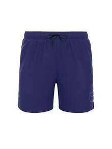 Nike Logo Solid 5" Men's Volley Swim Shorts - Navy Blue - View 4
