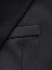 Calvornis Men's Solid Color Minimalist Daily Long Sleeve Top And Pants Suit - Dark Grey - View 5